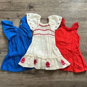 Zara Toddler Pretty Summer Dress Lot of 3